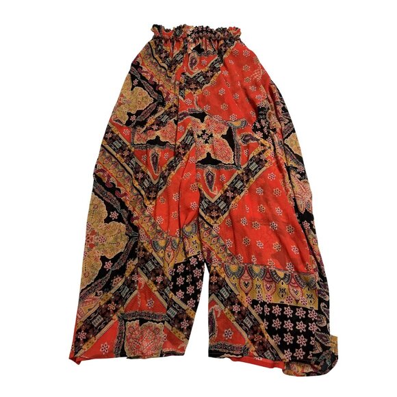 Free People Pants - Free People Starshine Lounge Pant in Red Combo